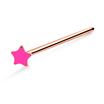 Pink Star Straight Nose Stud NSKA-807